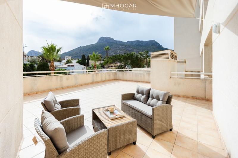 Apartamento a la venta, amplio y con preciosas vistas panoramicas, urbanización Manzanera - Edificio Mar Augusta - Calpe Costa Blanca!